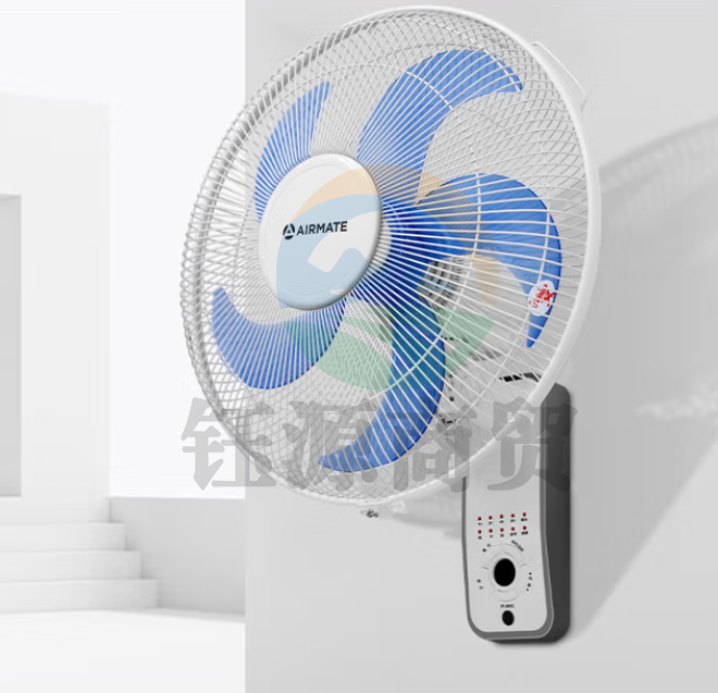 艾美特（Airmate）壁扇壁挂电风扇 家用商用挂壁式挂墙式五叶远程遥控3档大风量宿舍餐厅墙壁风扇FW4035R