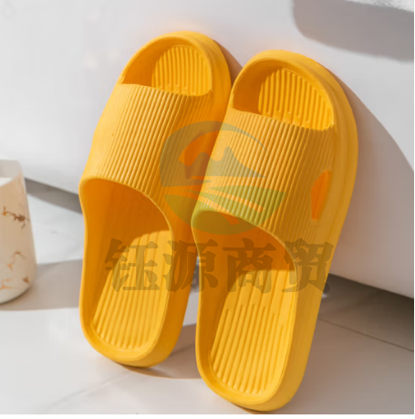 IQGD拖鞋女地板拖鞋男浴室情侣居家洗澡休闲223 黄色  码数标注