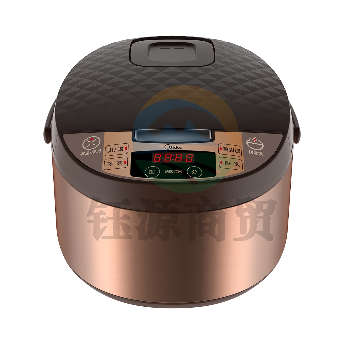 美的(Midea)MB-FS4073A  电饭煲  4L大容量家用  智能预约电饭锅  多功能煮饭锅  黄晶蜂窝内胆