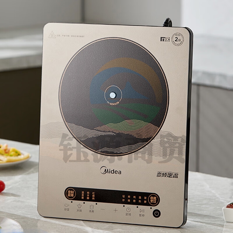 美的(Midea)MC-22RB01  电磁炉带锅套装  家用大功率  电磁灶电火锅一体  2200W大火力   配汤锅+炒锅