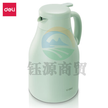 得力LL101-G保温壶(绿)1.8l不锈钢真空保温(绿)(1个/彩盒)
