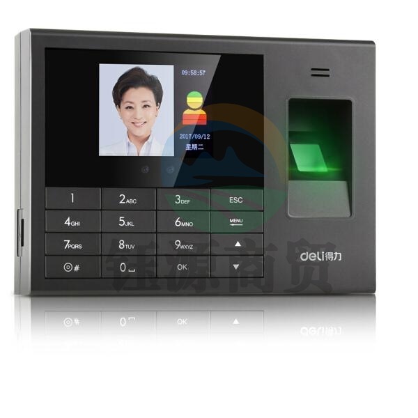 得力 3765C 云考勤机(黑色)