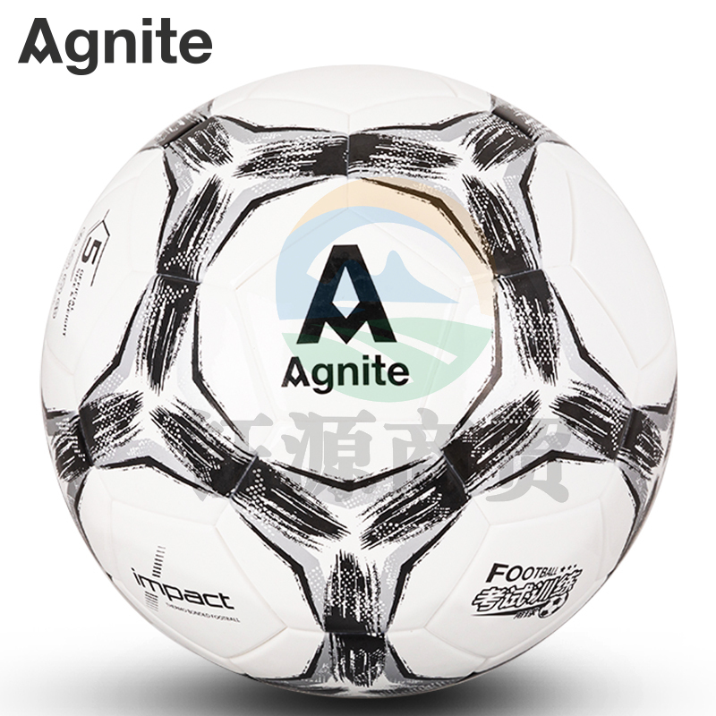 安格耐特(Agnite) F1247_5号TPU考试训练贴皮足球（白色+黑色）（个）