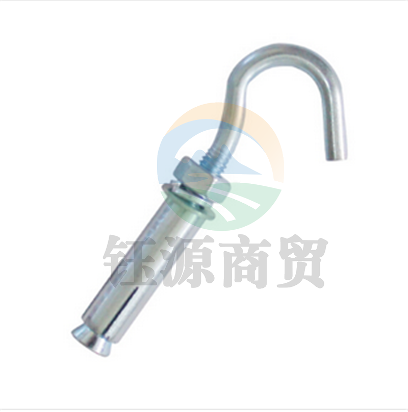 京固（JINGGU） M6-88mm 带勾胀栓吊扇勾灯勾胀勾膨胀螺丝钩20个/包（M6 总长88mm）