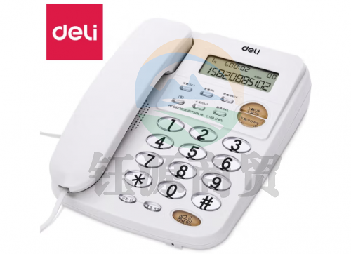 得力780电话机(白)(台)