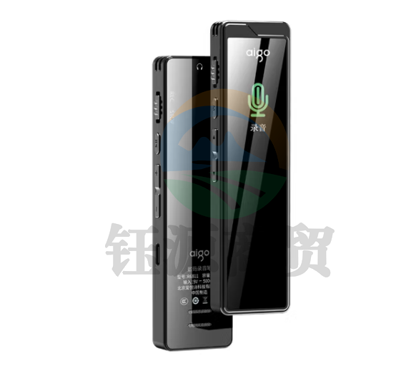 爱国者aigo录音笔 R6811精英版 64G一键录音智能专业录音 高清降噪录音器 学习会议培训采访 黑