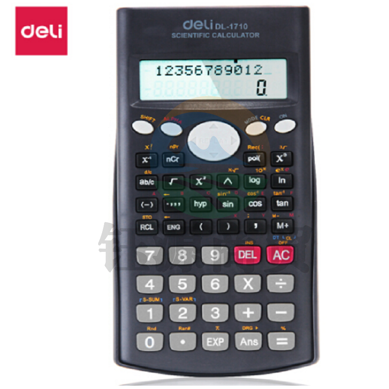 deli/得力1710函数计算器(深蓝)(台)