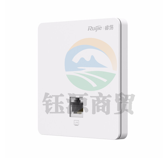 锐捷 RG-RAP1200(F)无线AP面板式路由器 双频1167M 无线接入点 白色