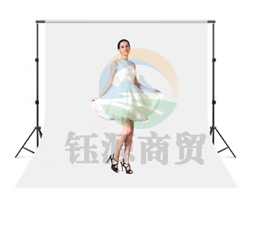  直播视频抠像拍摄拍照背景布背景墙 3*3米白色