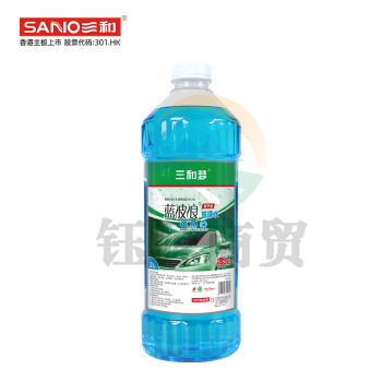 三和(SANVO)RH175-0-2L 蓝波浪玻璃水 玻璃镜面油膜清洁剂 四季通用2L