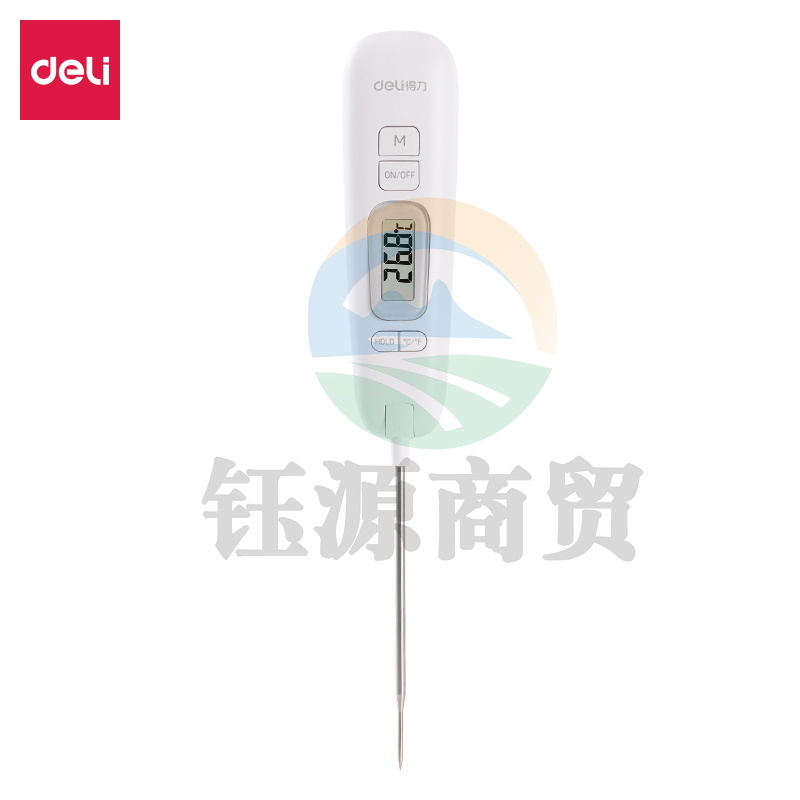 得力8899便携高档款食品温度计(白)(只) 5个起售偏远地区下单请电话咨询