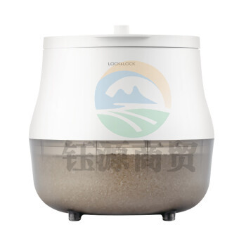 乐扣乐扣（LOCK&LOCK）EJR971WHT 密封低噪音智能锁7L10L大容量多功能带防滑脚可充电负离子真空米桶 -真空米桶-10L
