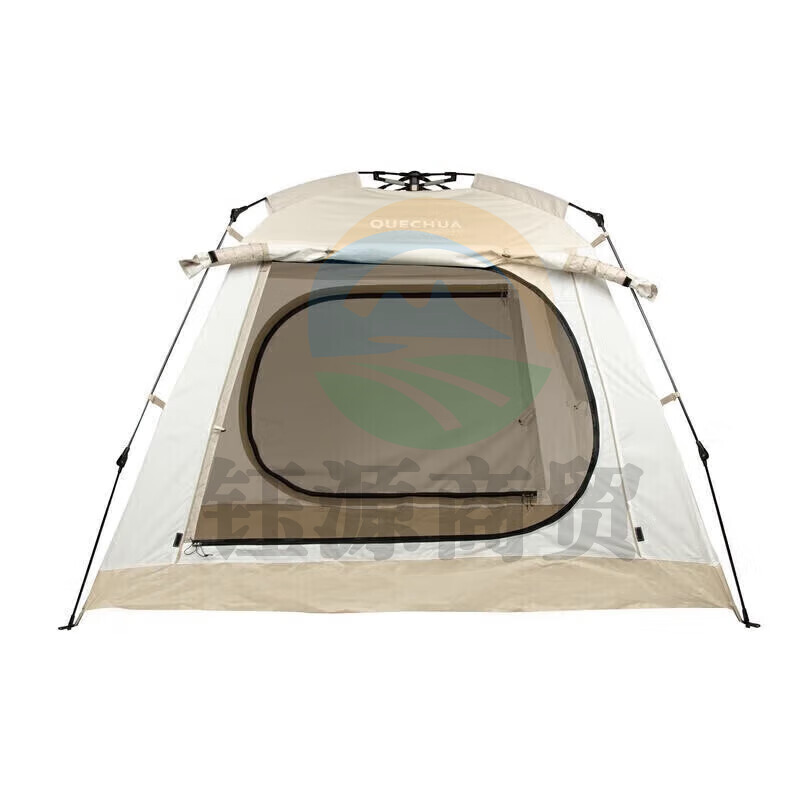 迪卡侬（DECATHLON）帐篷加厚遮阳遮雨登山装备大空间防蚊全自动速开双人4人QUNC2022升级款天幕遮阳蓬（自带杆） 4537897