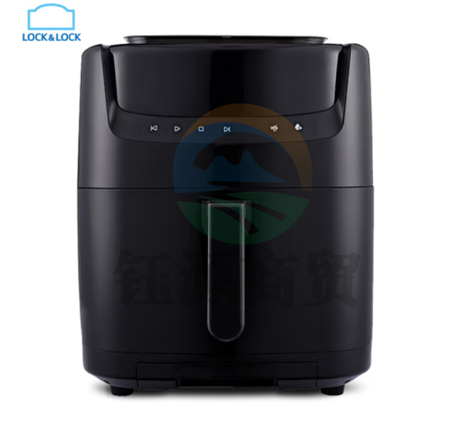 乐扣乐扣（LOCK&LOCK） EJF881 空气炸锅易清洁蒸烤炸多功能蒸汽炸锅7L大容量家用智能电炸锅 黑色