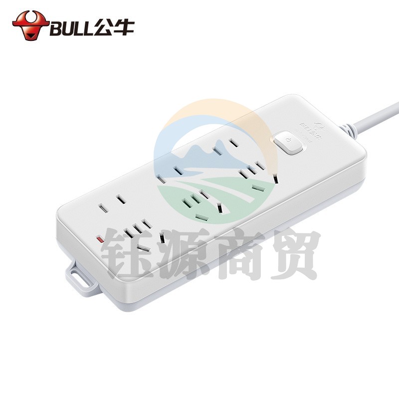 公牛(BULL)GN-402插座6位总控1.8米/插线板/插排/排插/接线板/拖线板