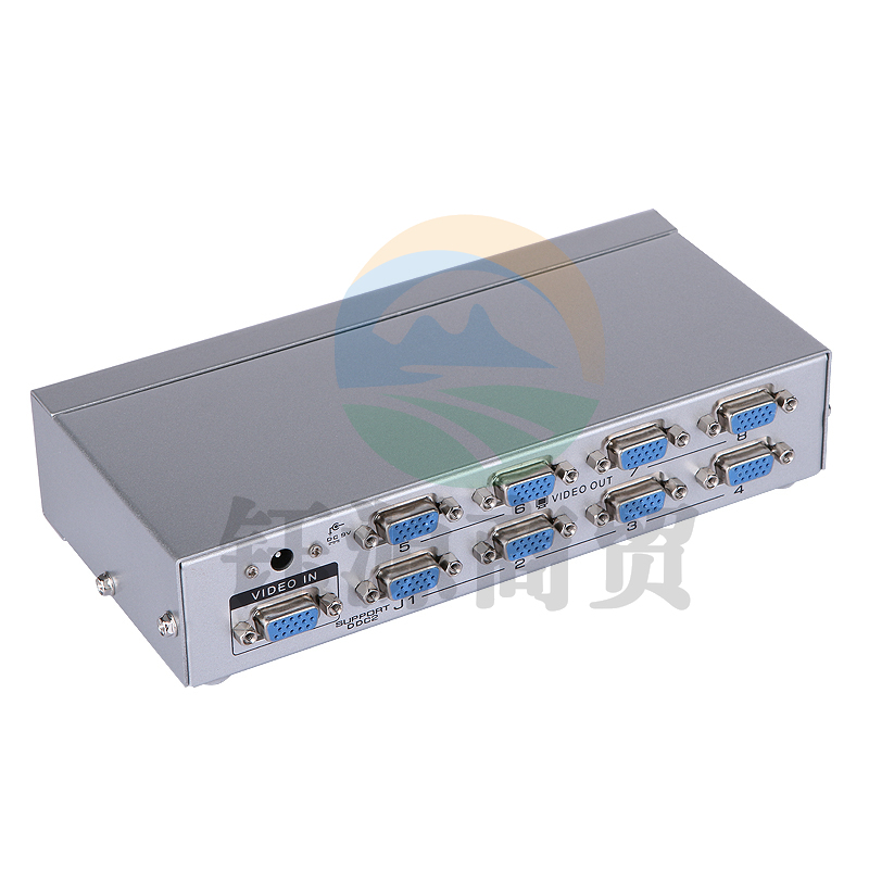 迈拓维矩MT-5008高清1进8出电脑显示器工程级VGA分配器