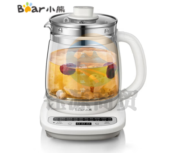 小熊 1.8L养生壶多功能水壶花茶壶玻璃加厚煮茶器 YSH-C18Z2