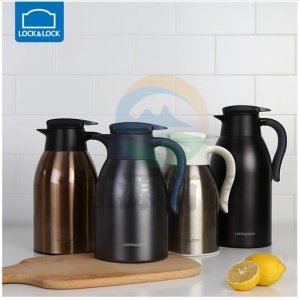 乐扣乐扣 LOCK&LOCK 1.8L金色 LHC1463GOD 妙趣咖啡壶 真空保温壶 304不锈钢保温杯热水瓶