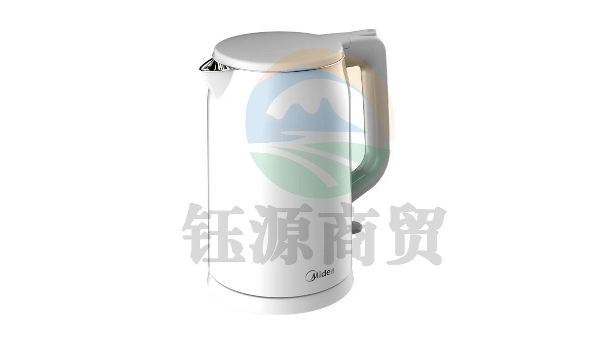 美的（Midea）MK-AEK1769  电热水壶  1.7L大容量  家用烧水壶  双层防烫  304不锈钢水壶【白色】