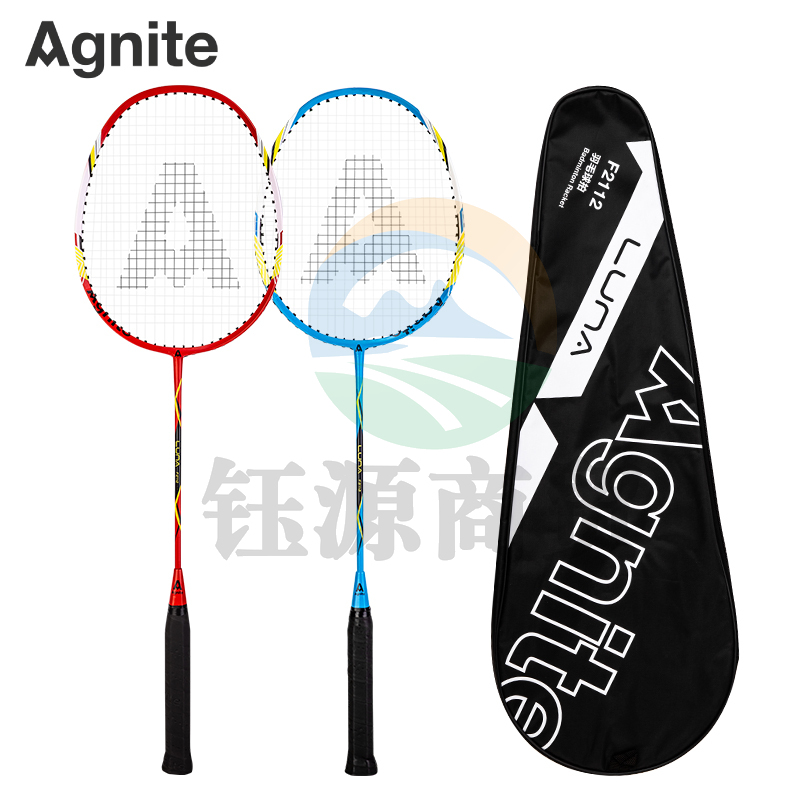 安格耐特F2112羽毛球拍(蓝+红)(2个/副)