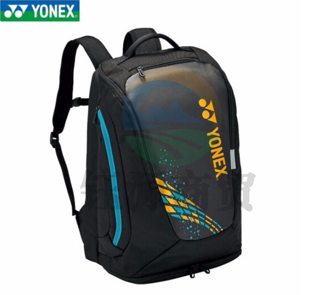 尤尼克斯BA92012MEX 羽毛球包 时尚轻巧便捷多功能 大容量双肩背包 驼金色