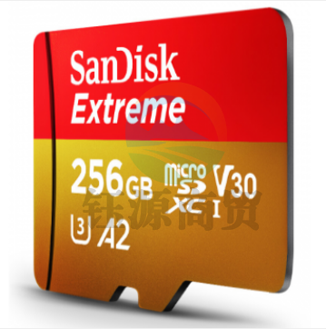闪迪 SanDisk TF存储卡 SDSQXA1-256G-ZN6MA 256G U3 V30 C10 4K A2 至尊极速移动版 读速160MB/s 写速90MB/s