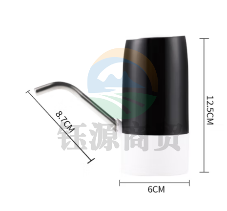 拜杰（Baijie）桶装水抽水器电动抽水器上水器家用抽水器桶装水压水器纯净水桶饮水机抽水器 黑色UBY-2008