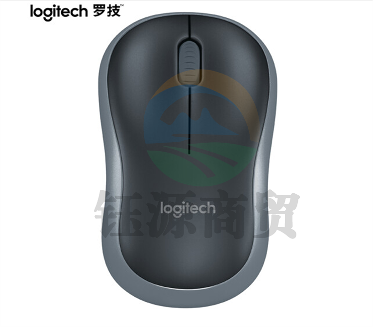 罗技M186 无线鼠标(黑色灰边)