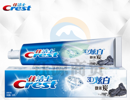 佳洁士3D炫白微米炭牙膏120g