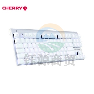 樱桃（CHERRY）MX8.0 G80-3880HSAEU-0 机械键盘 有线键盘 87键背光 白色 樱桃青轴