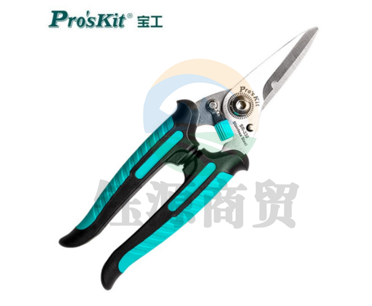 宝工SR-338 7寸多功能万用重力剪刀 电子剪线槽剪刀