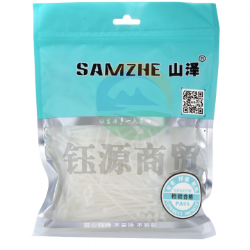 山泽（SAMZHE）扎带 多功能理线带绑带 专业自锁式 3.6*150mm透明尼龙束线带 约100根/包ZD-13