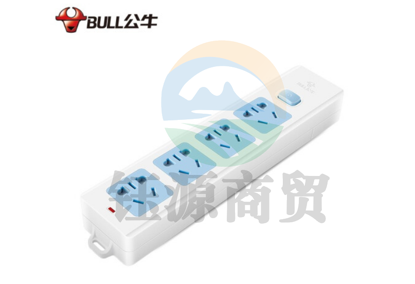 公牛（BULL）GN-414K无线插座 4位总控无线（需自行配电源线和插头）