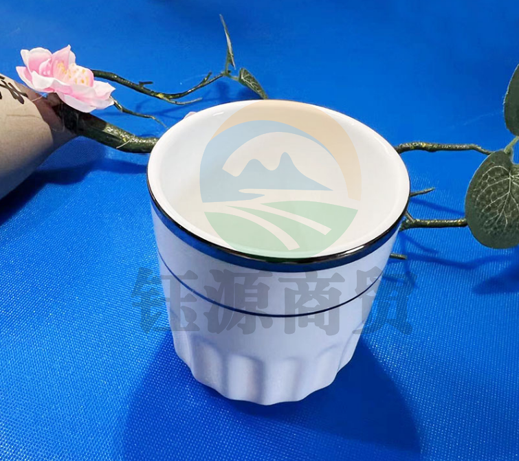 唐山骨瓷4mm双白金线半纹杯