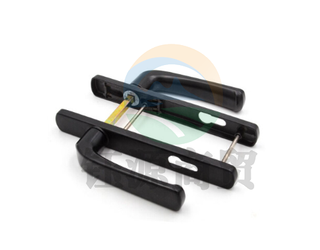 无上铸业 门锁执手 塑钢门断桥门锁面板 断桥铝锁 黑色85型