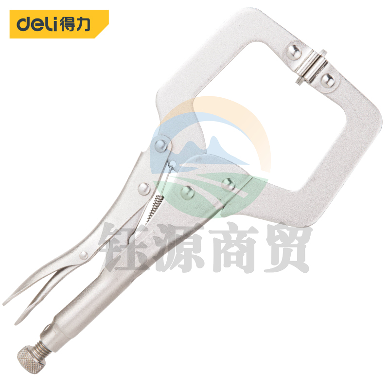 得力(deli)DL20011 多功能C型大力钳快速固定夹持钳子11英寸