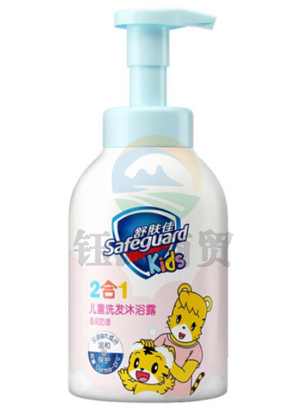 舒肤佳儿童洗发沐浴露 无泪温和 奶香500ml