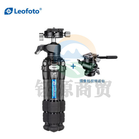 徕图（Leofoto）LS-223C+LH-25R+BV-1R 迷你爬楼微单反相机摄影像碳纤维低机位三脚架