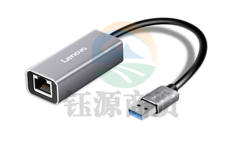 联想 F1-U01 USB3.0千兆有线网卡转RJ45网线接口转换器 usb分线器3.0转千兆网口转接头 usb转网口 usb网卡