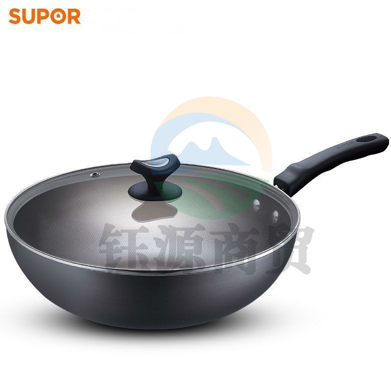 苏泊尔FC30T4 真不锈2代健康铁锅（无副把手） 30CM