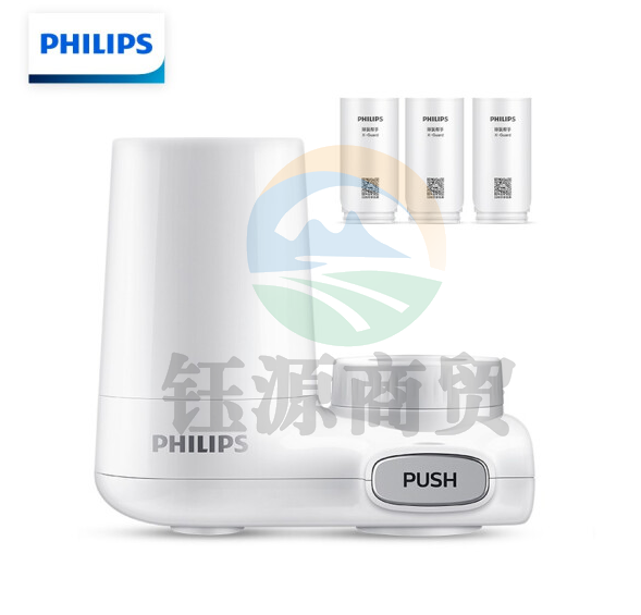 飞利浦（PHILIPS）AWP3600 水龙头净水器家用水龙头过滤器 厨房自来水过滤器净水机 一机三芯套装