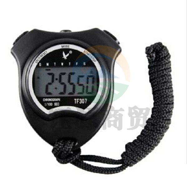 天福 多功能电子秒表计时器 单排田径比赛运动跑步计时表 大字屏幕 TF307