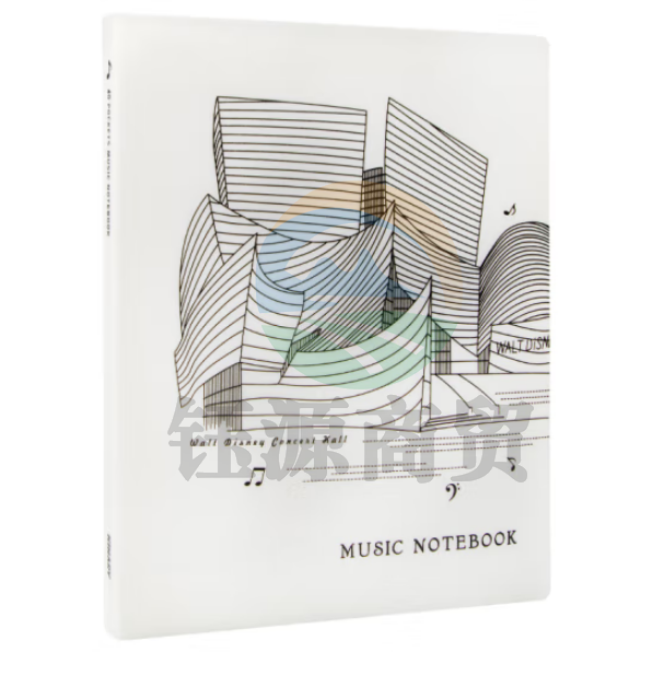 金得利CF240 乐谱夹子钢琴谱夹册a4 米白色