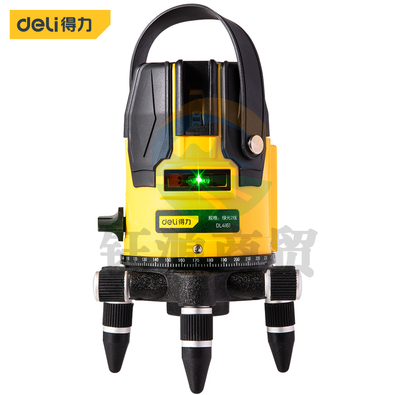 得力DL4161 绿光水平仪激光2线红外线水平仪强光打线投线仪 标线仪