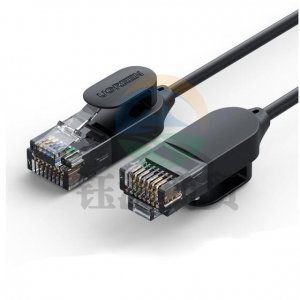 绿联 UGREEN NW122 超6六类网线 万兆高速便携连接线 圆形全铜细线款 8米