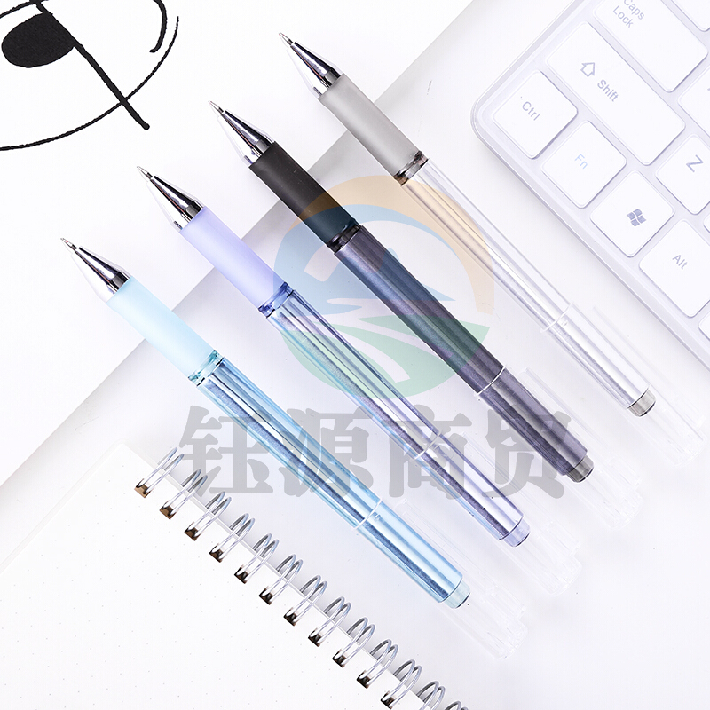 得力A111速干中性笔0.5mm子弹头(黑)12支/盒