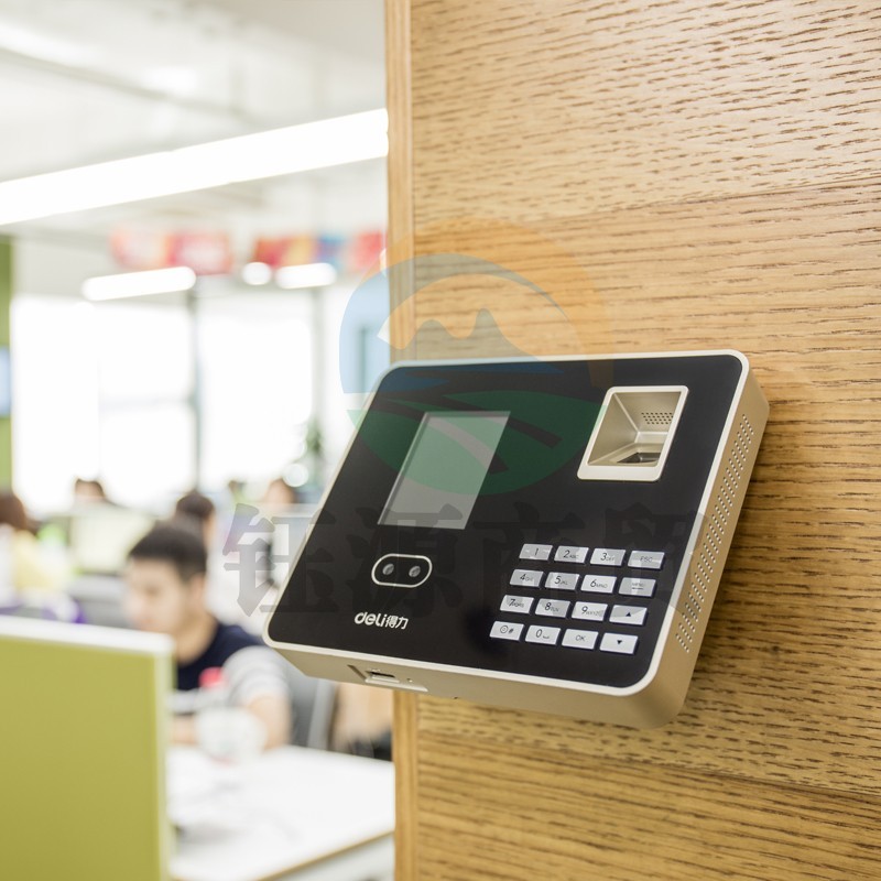 得力(deli) 3969Z人脸指纹混合考勤机(银)