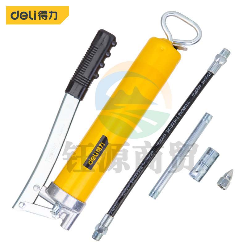 得力DL2602 400CC高压手动省力黄油枪牛油枪高压注油器4500psi