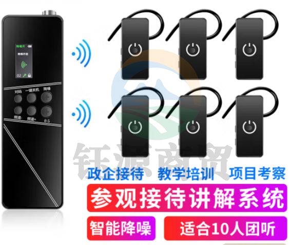 山水间P66R 无线讲解器 一对多团队解说耳挂式讲解用耳麦 1讲20人听+20孔USB充
