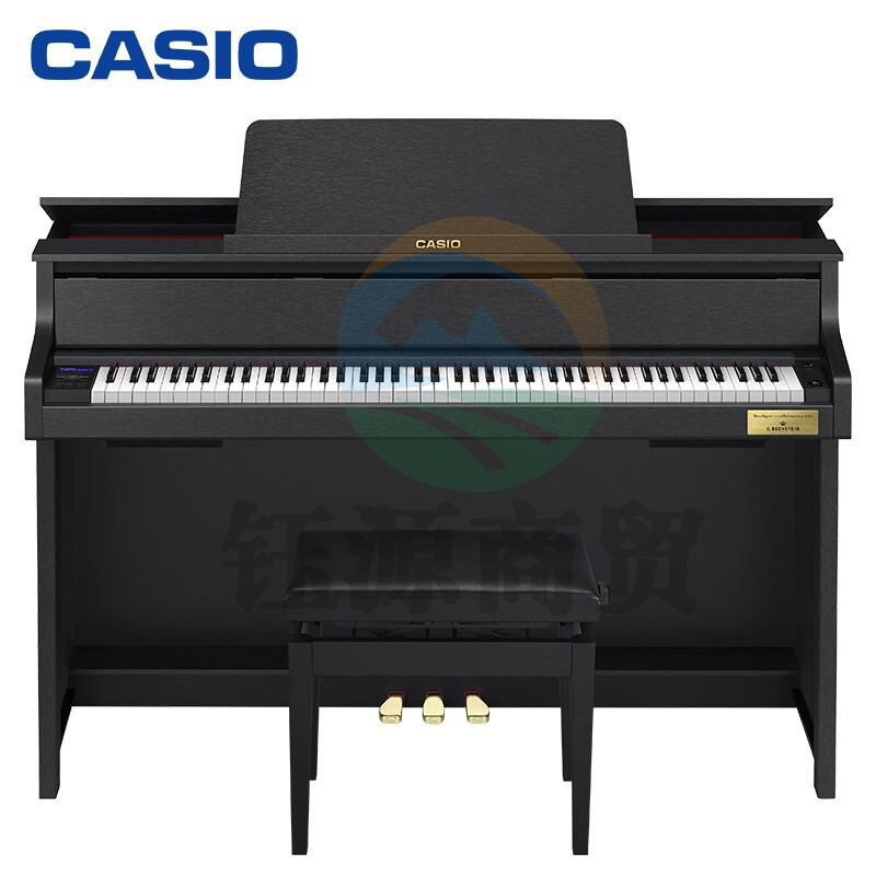 卡西欧 (CASIO)电钢琴GP-310BK钢琴专业家用成人电子钢琴88键重锤立式套装